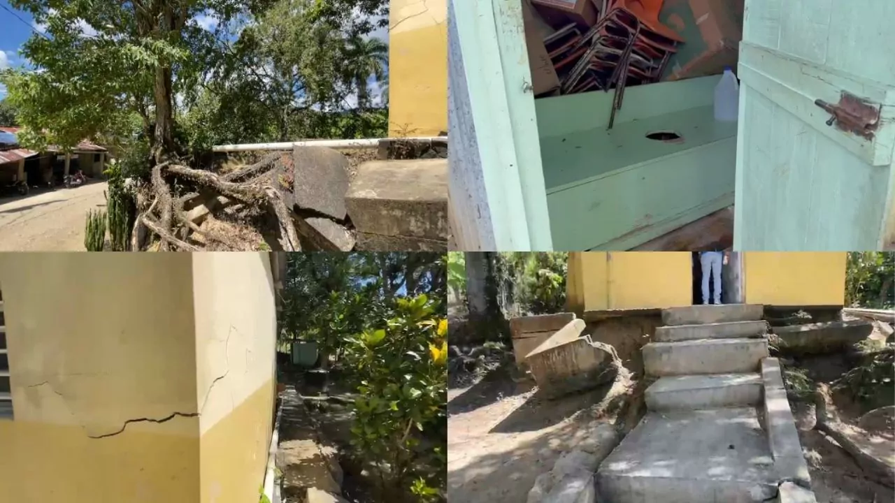 malas condiciones de escuela