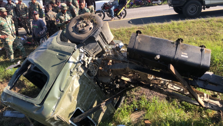 Accidente autopista Duarte muertos heridos
