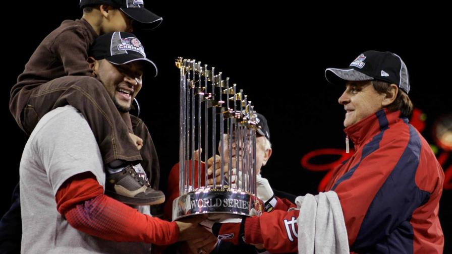 Albert Pujols mánager MLB Tony La Russa