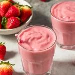 Batido fresa almendras colágeno piel