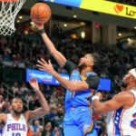 Jaylin Williams triple-doble Thunder 76ers