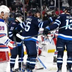 Rangers cuarta derrota consecutiva Jets NHL"