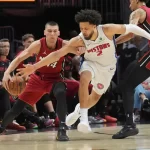 Cade Cunningham triple Pistons Heat