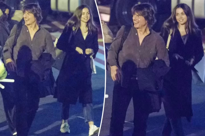 Tom Cruise y Ana de Armas en Londres