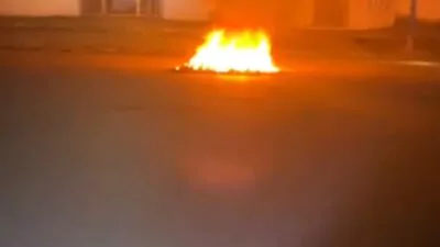 protesta Navarrete circulación camiones