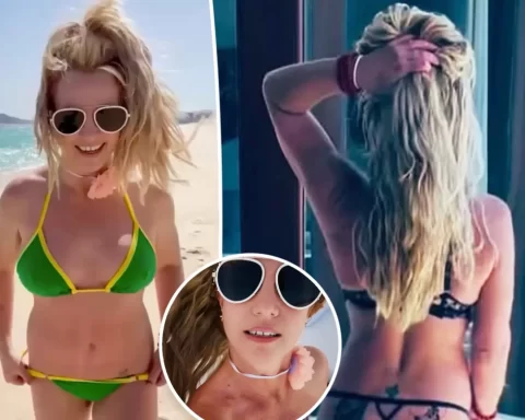Britney Spears lencería Instagram