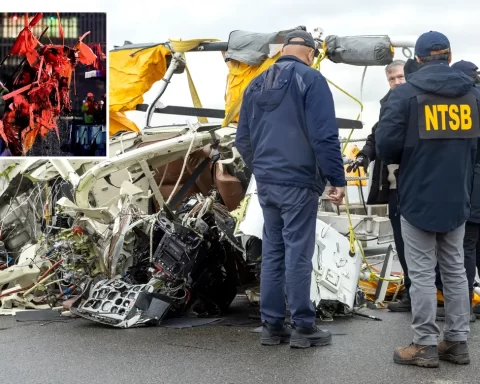 accidente helicóptero río Hudson